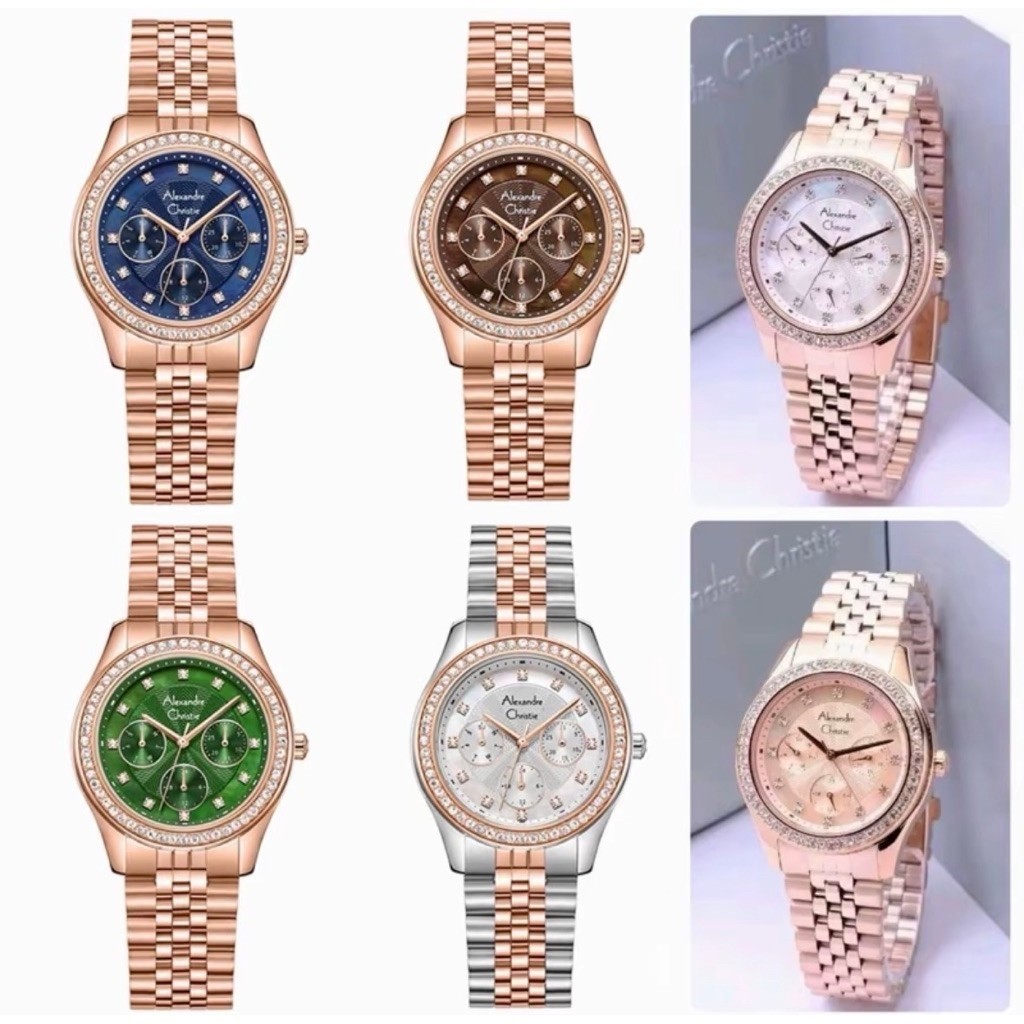 AC2496 Jam Tangan Wanita Alexandre Christie 2496