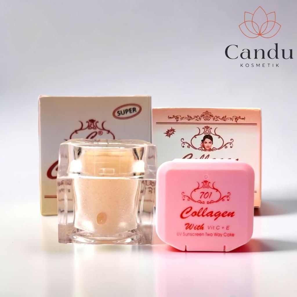 Paket Cream Collagen Super Dan Bedak Mini