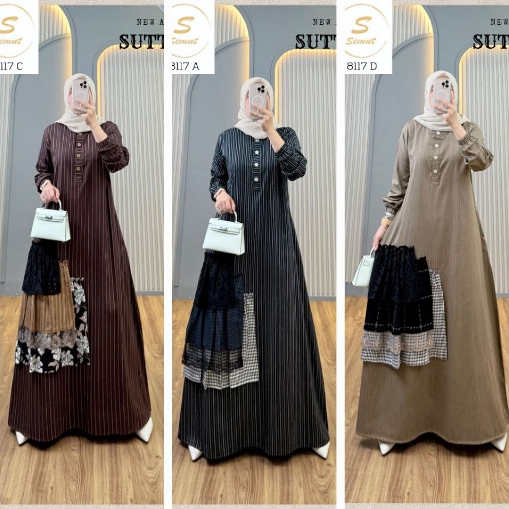 GAMIS SEMUT TERBARU GAMIS WANITA SYAINA BY SEMUT ORIGINAL