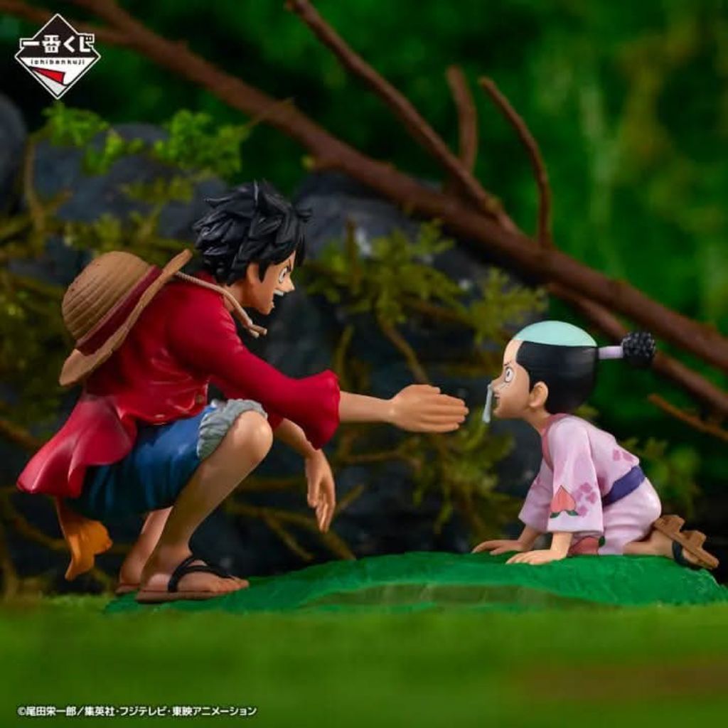Ichiban Kuji Masterlise Expiece Figure Monkey D. Luffy & Momonosuke - Revible Moment Ver. One Piece 