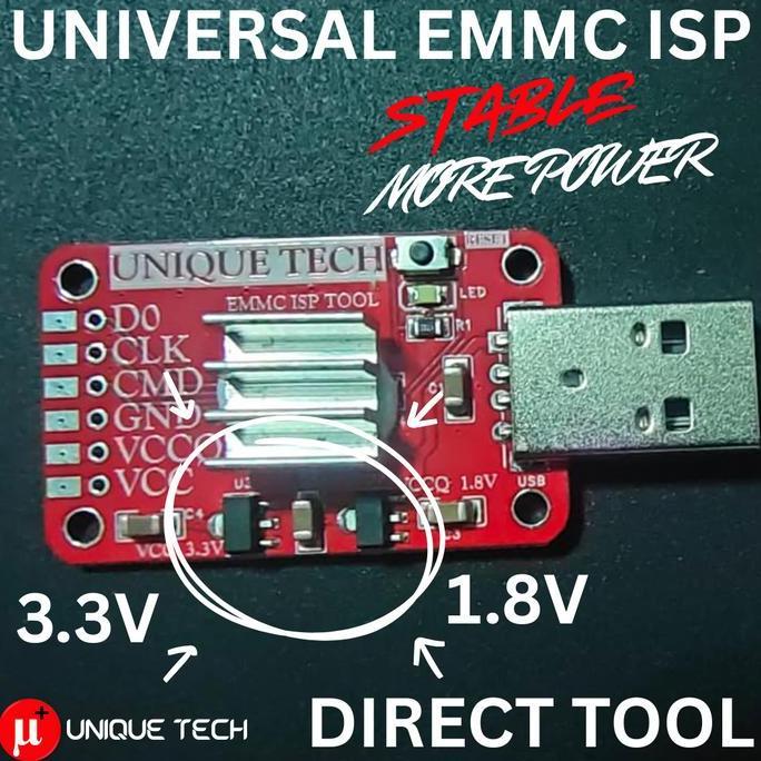 ETHR | ISP DIRECT EMMC TOOL B866F B860H UNIVERSAL ITOOL WPTOOL UNLOCK STB ANDROID POLA FRP PASSCODE