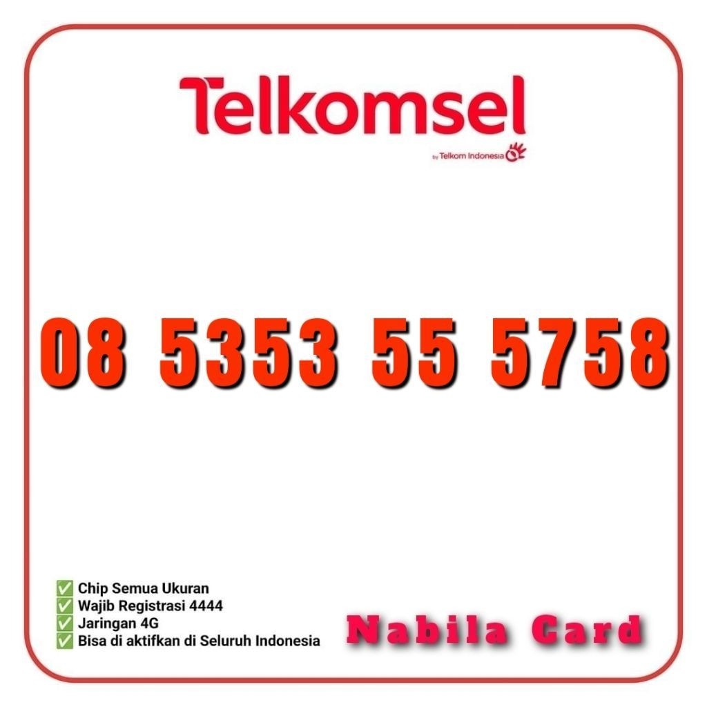 Nomor Cantik Simpati - Nomor Cantik Telkomsel - Simpati Cantik 8888