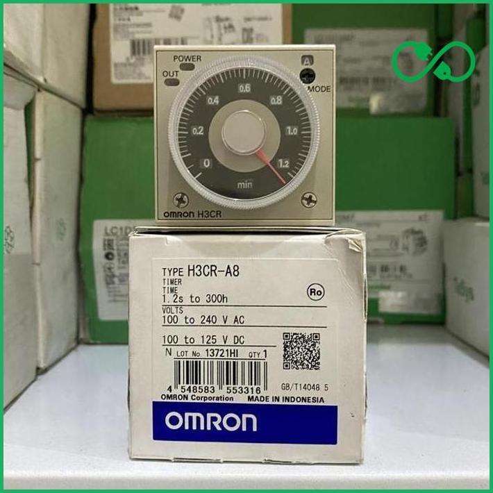 Timer Omron H3Cr-A8 220Vac Ori Terbatas