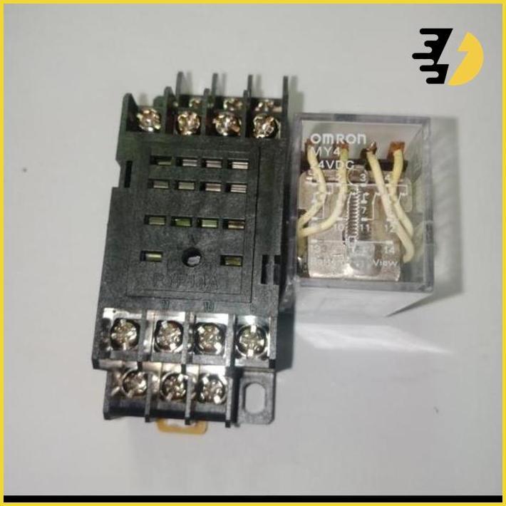 Relay Omron My4 +Socket Relay My4 Forsale