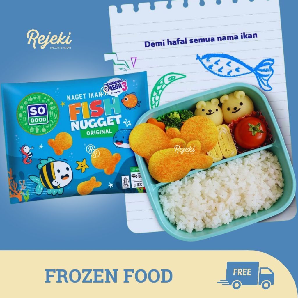 So Good Fish Nugget Naget Ikan 300gr - Rejekifrozenmart