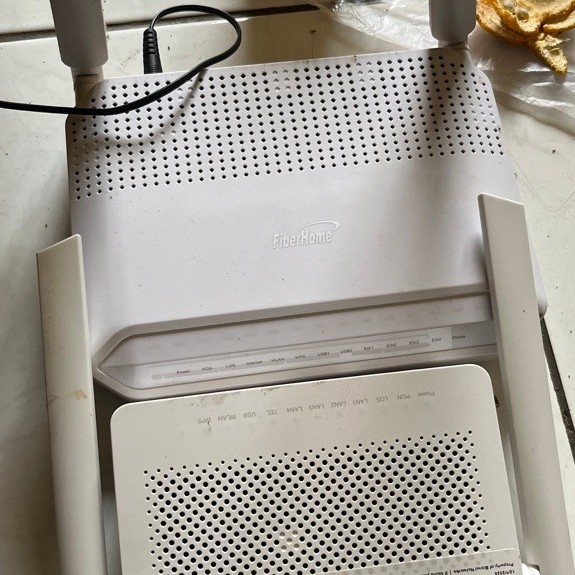 modem fiberhome dan Huawei bekas isp