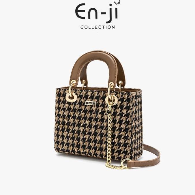 krezmanabidi - enji tas wanita haejin korean style handbag - khaki