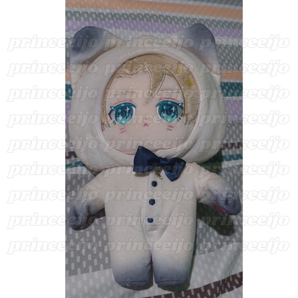 [READY] Plush Albedo Genshin Impact Omodoki Onesie 20 cm doll
