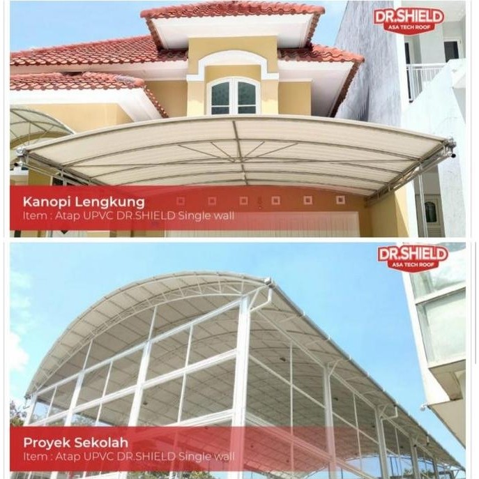 #@#@#@#@] Atap uPVC Dr. SHIELD Single Wall Formax
