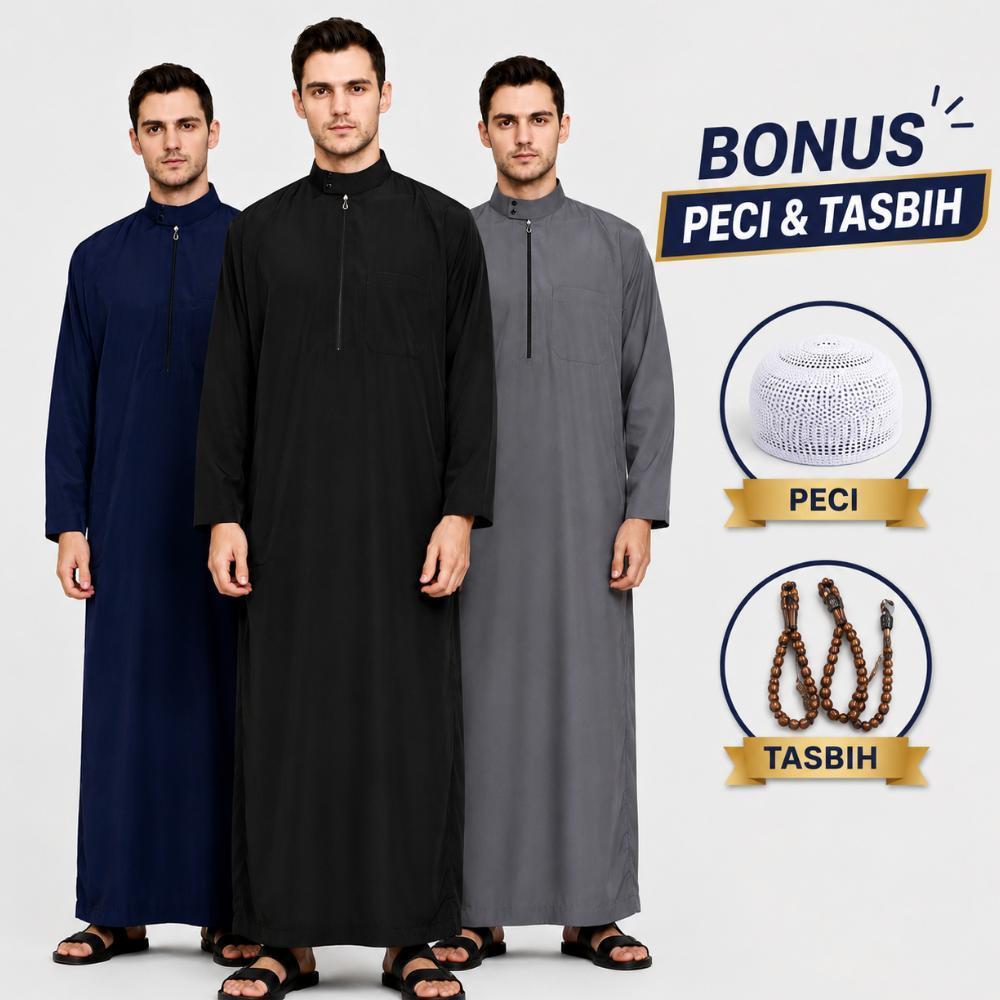 PREMIUM RAFVERO - JUBAH PRIA ELVANO - GAMIS PRIA - ORIGINAL RAFVERO - MATERIAL TOYOBO