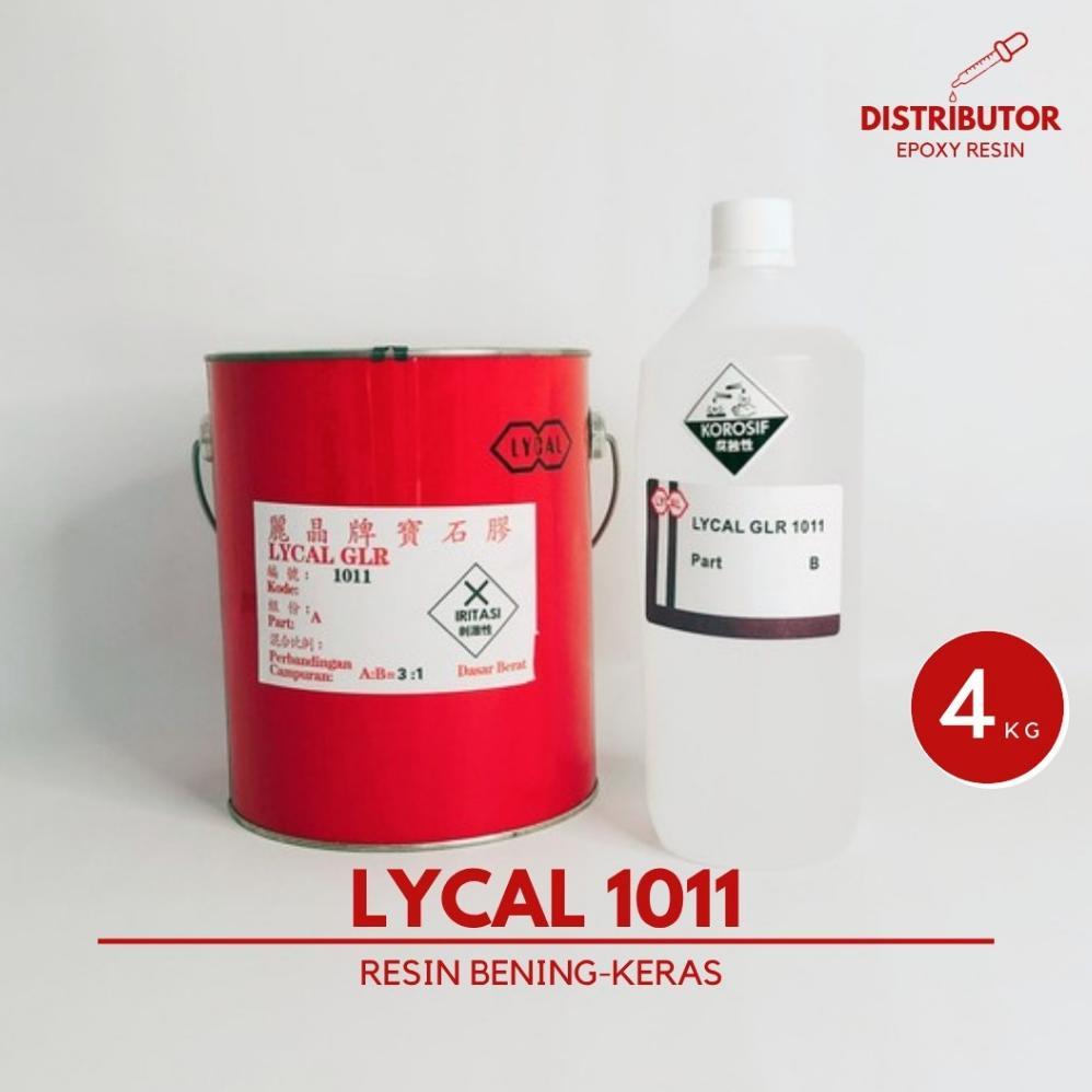 Resin Bening Lycal Keras dgn Katalis - Lycal 1011 - 4 kg