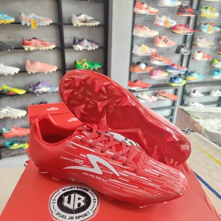 Sepatu Bola Specs Lightspeed Reborn Merah Putih FG