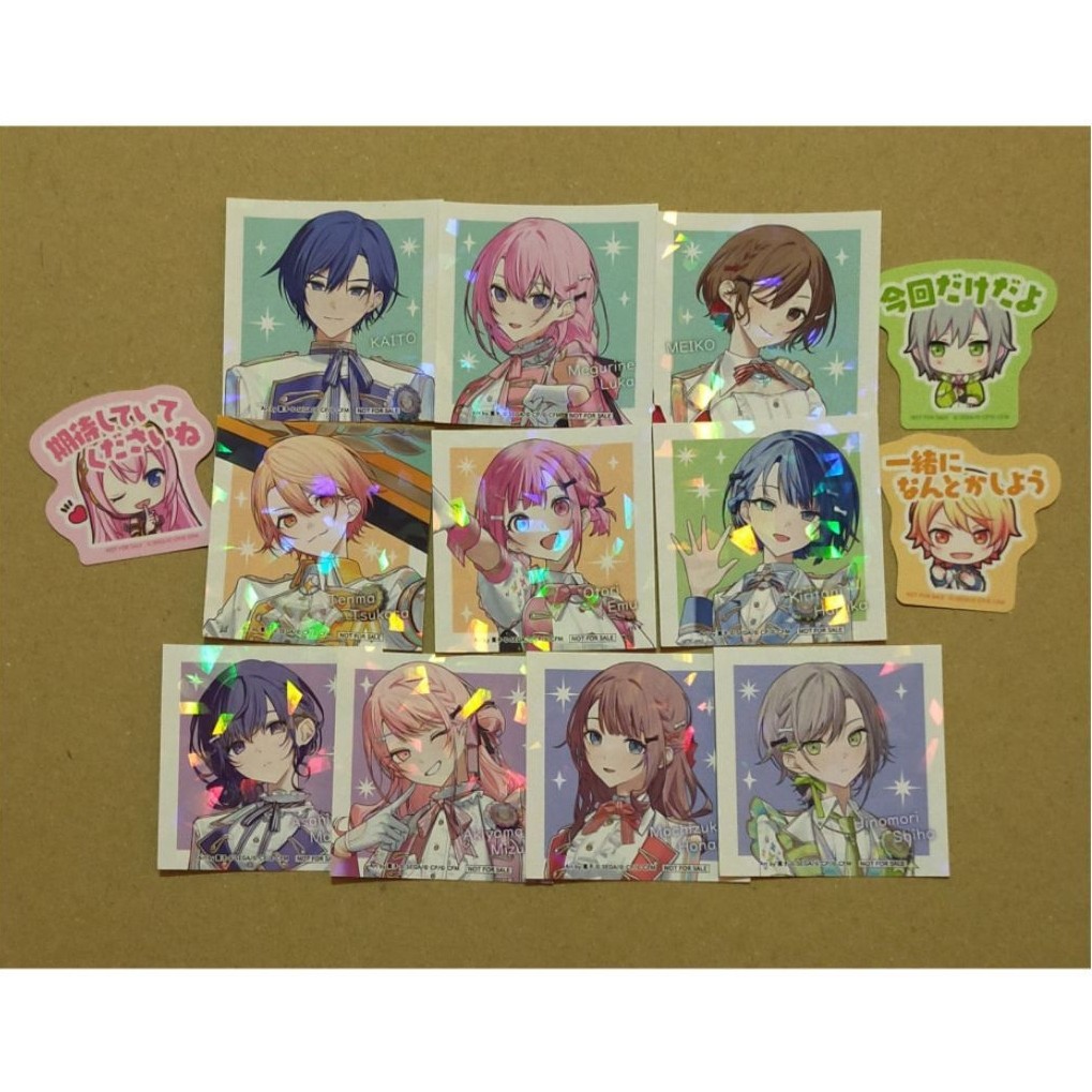 Project Sekai Various merch keychain sticker
