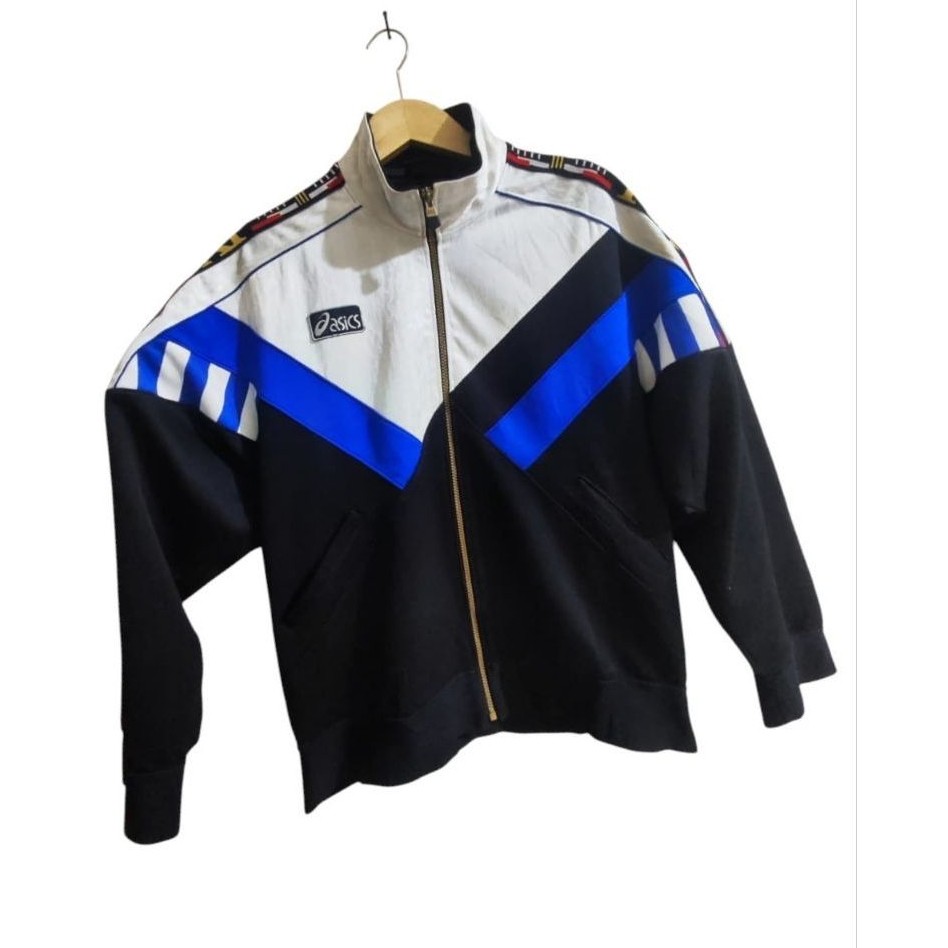 Jaket Tracktop colorbox Vintage Asics Japan Original 90s Y2K