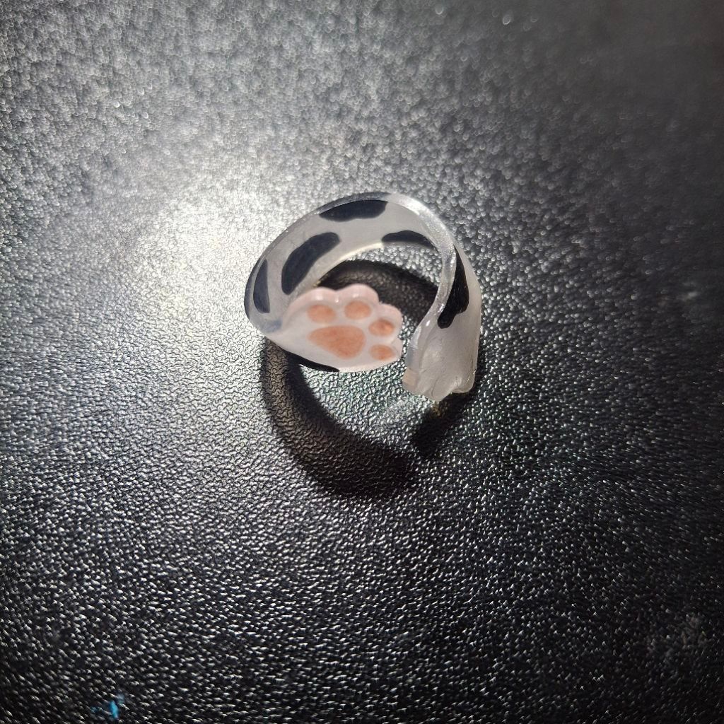 Cincin shrink paper bisa custom