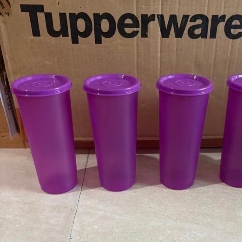 Gelas giant tumbler ungu 470 ml tupperware