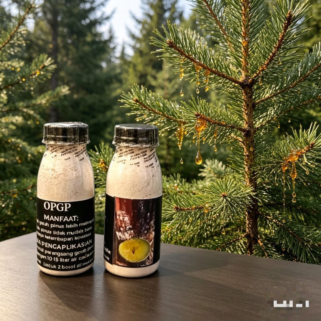 OPGP Perangsang Getah Pinus Meningkatkan Produksi Getah Pohon Pinus