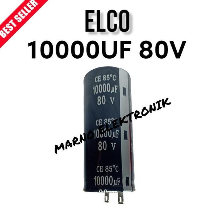 CAPASITOR ELCO 10000UF 80V NELC ASLI ORI ORIGINAL MRN99