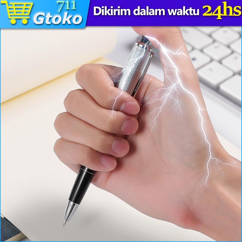 Pulpen Setrum Pena Listrik Electric Sulap Shocking Pen Gag Prank Toy Hadiah