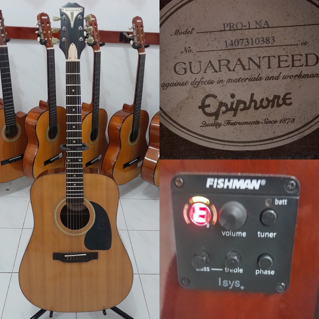 GITAR AKUSTIK ELEKTRIK SECOND ORIGINAL EPIPHONE PRO-1 NA