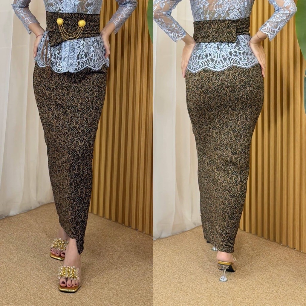 Kamen jaguar set selendang Kamen batik strait Kamen set selendang Kamen jadi set selendang