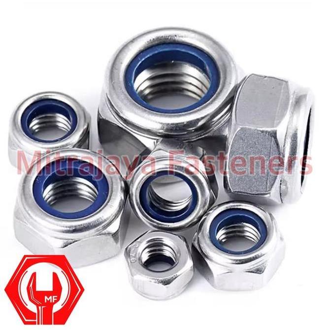 Mur Nylon 12 M12 Drat Halus 1.25 Stainless Steel 304