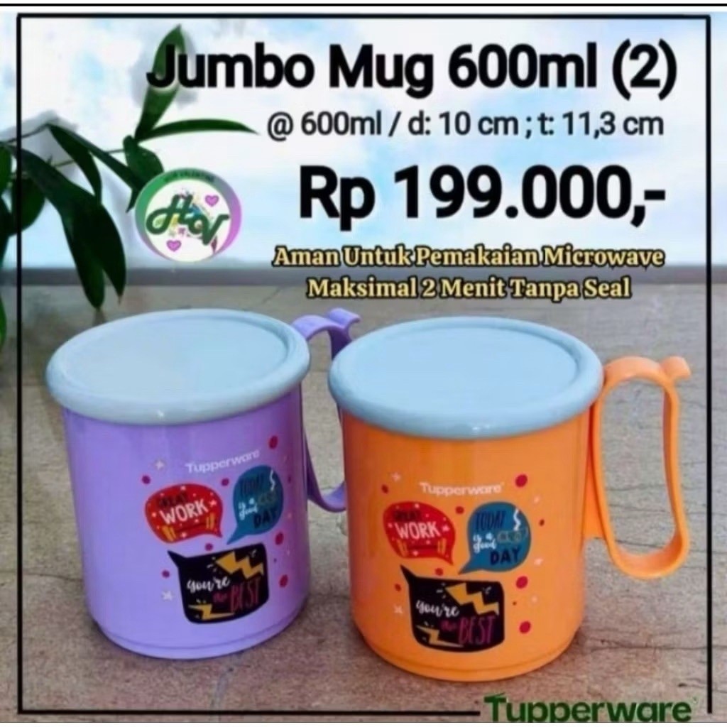 mug jumbo tupperware