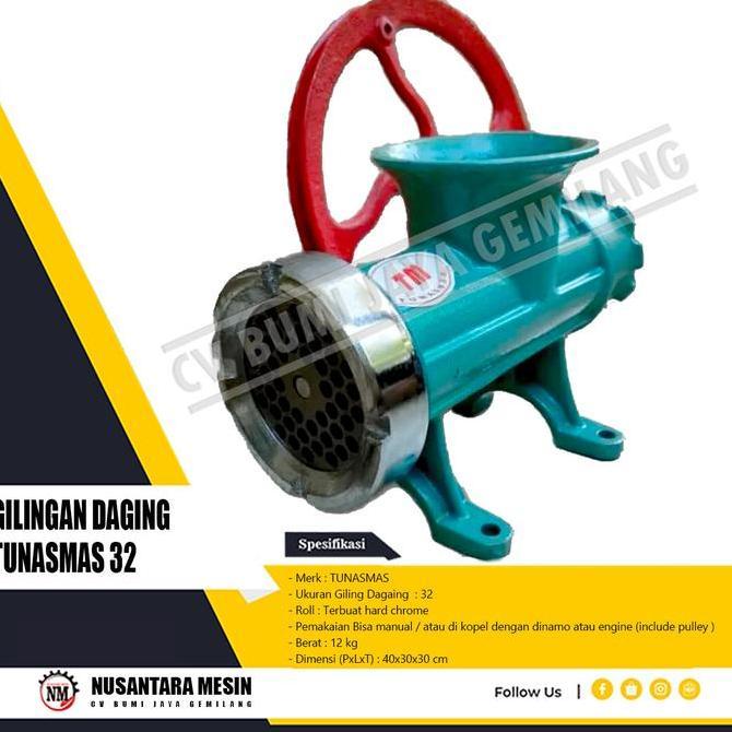 Gilingan daging / Giling daging 32 stainless