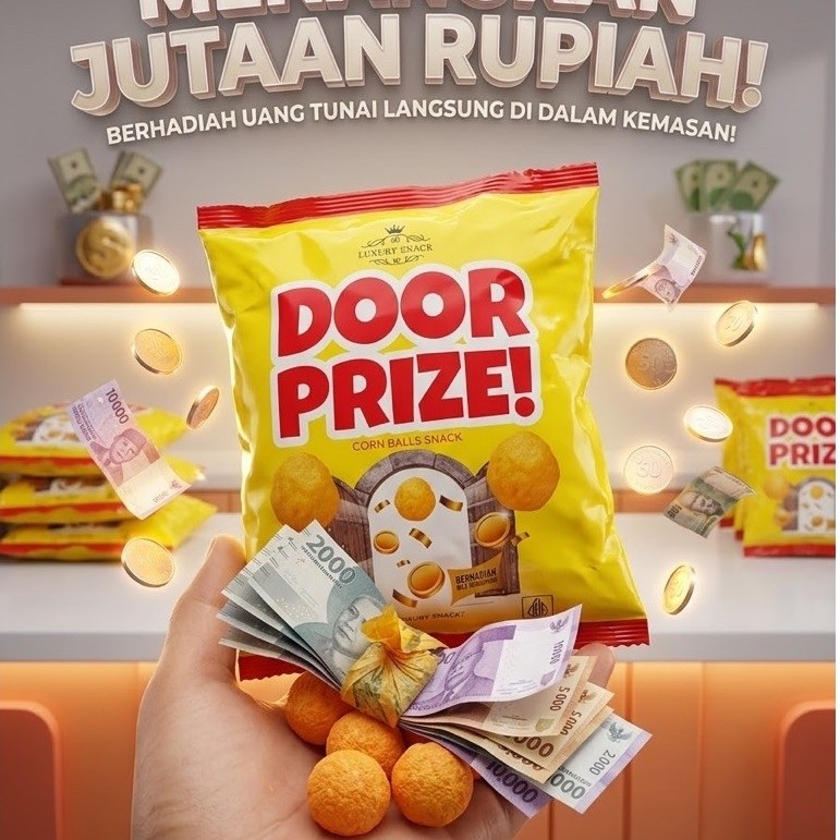 chiki berhadiah random(berhadiah uang jika beruntung)