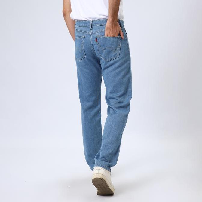 EDWIN JEANS - Celana Denim Pria Reguler Fit Jeans 801 SOFT Light Blue Indigo Celana Jeans Straight