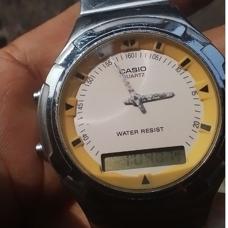 jam tangan casio mtp 1000 original asli vintage  bekas