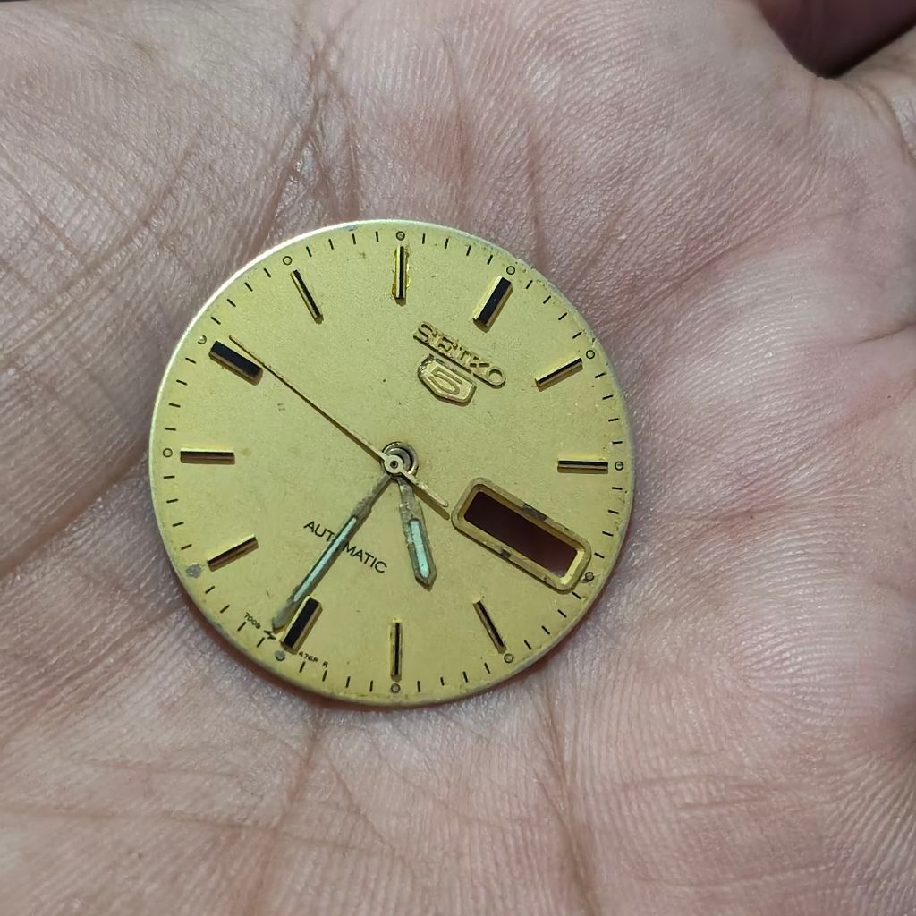 Seiko 5 Dial Kuning Mulus Siap Pakai