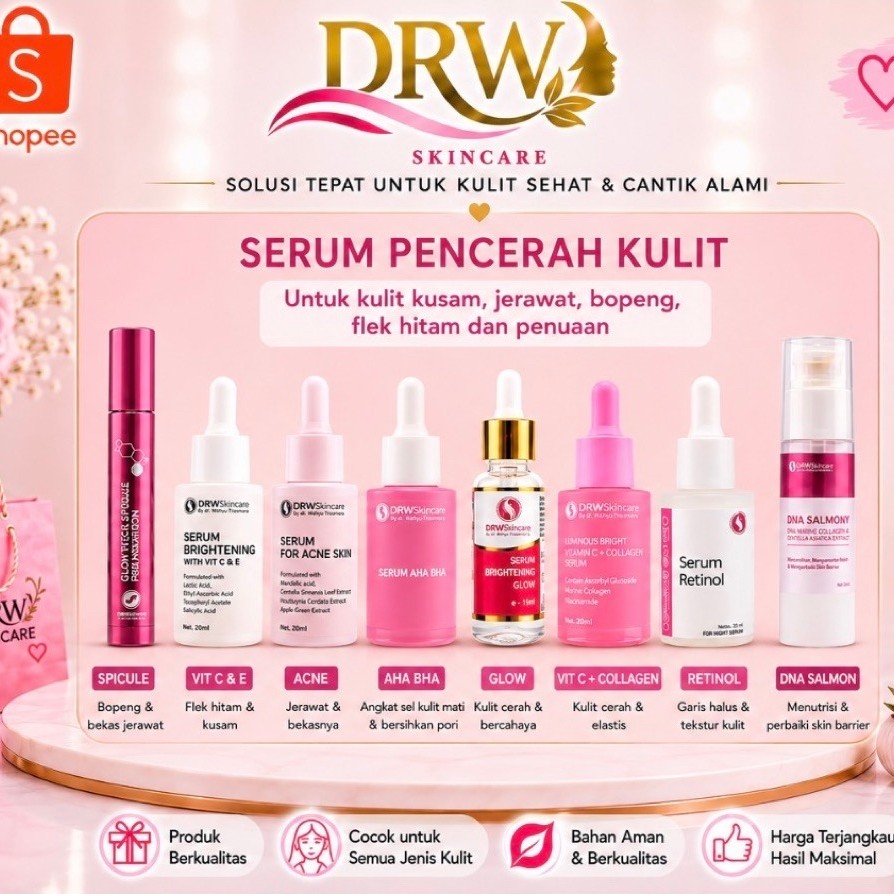 DRW SKINCARE SERUM PENCERAH WAJAH