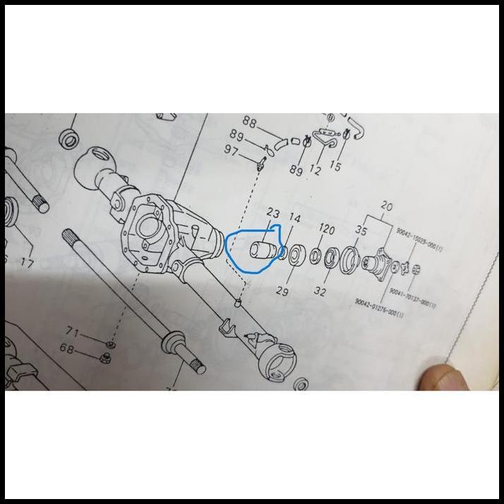 DISKON ORIGINAL SPACER GARDAN DEPAN TAFT / ROCKY DIESEL 41231-87602 