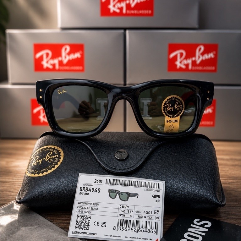 Kacamata Ray Ban Wayfarer Puffer RB4940 Asap Rocky AWGE