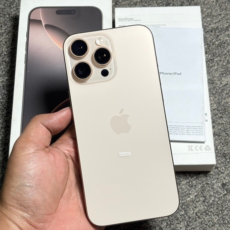 iphone 16 pro max 512gb ibox second fullset original