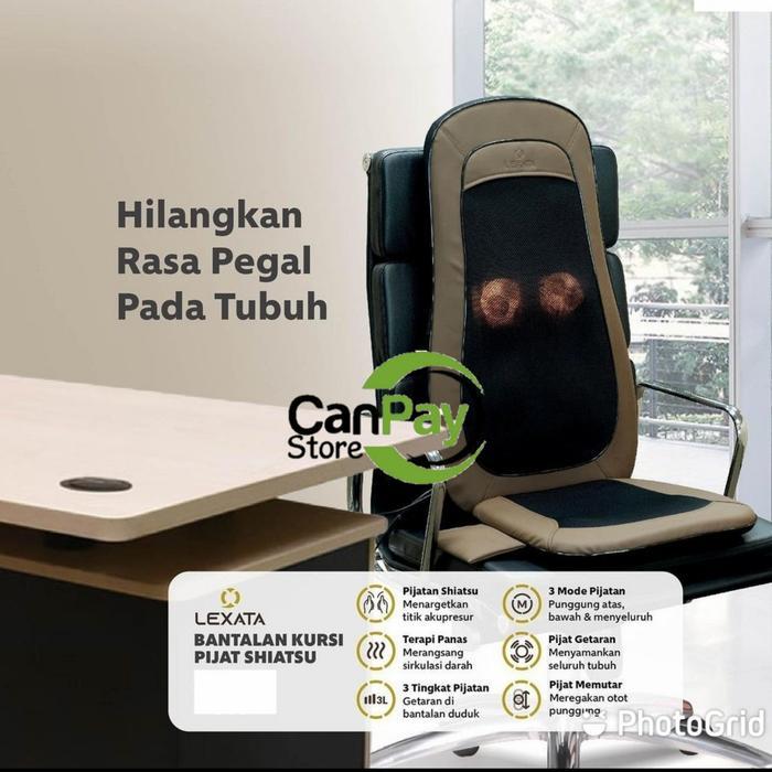 Lexata Bantalan Kursi Pijat Shiatsu 3d 01