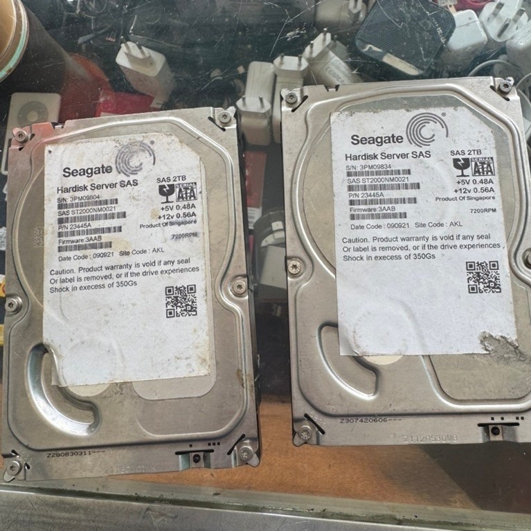 HARDISK HDD SERVER INTERNAL PC KOMPUTER CCTV 3,5” SEAGATE 2TB 2000GB 2PCS