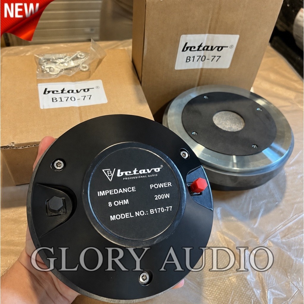 GA - Driver Tweeter Betavo B170-77 Voice Coil 3" Twiter Betavo B170-77 Voice Coil 3 inchi Cocok untu