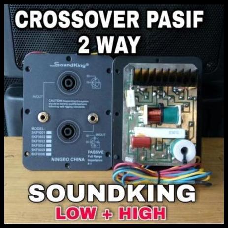 BEST DEAL CROSSOVER PASIF 2 WAY SOUNDKING / CROSOVER LOW HIGH IMPORT FM009M