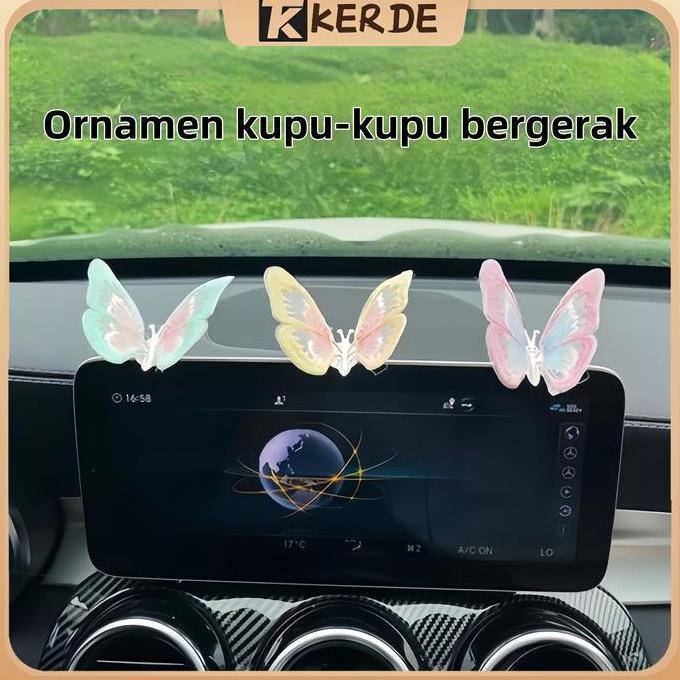 JIBAJALA [Kerde]Dekorasi Mobil/Kupu-kupu aksesoris fesyen/ Dekorasi kupu-kupu mobil/Aksesoris Fashio