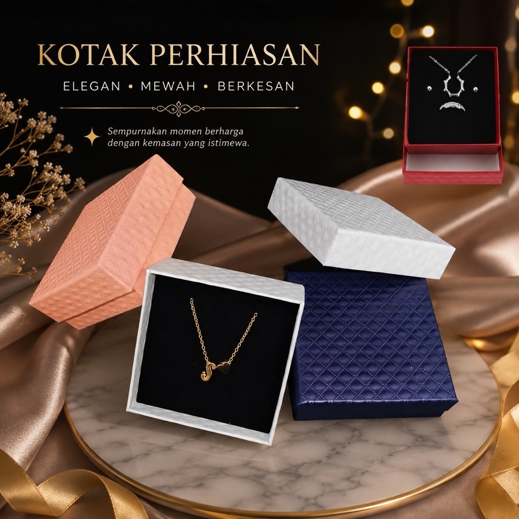Kotak perhiasan Antam Minigold / Kotak aksesoris / Box Kotak kado / Box hampers / Box emas / Gift Bo