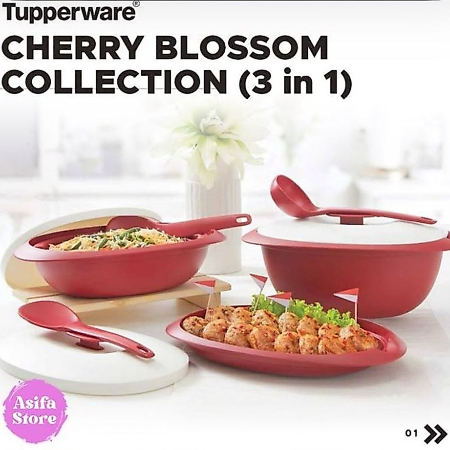 Cherry Blossom tupperware