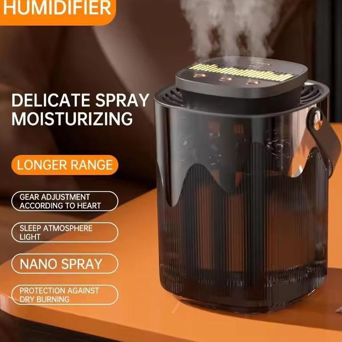 WASEUKA Humidifier Portable Untuk Menjaga Kelembapan Ruangan AC Antibacterial Large Capacity Three S