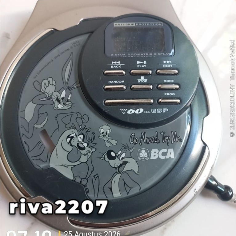 discman looney tunes - discman bca - cd player