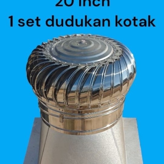 Turbin ventilator 20 inch stainless