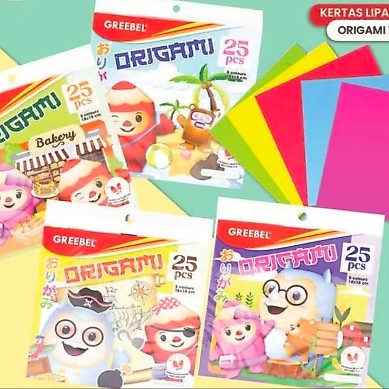 ORIGAMI / KERTAS ORIGAMI / GREEBEL ORIGAMI KERTAS LIPAT