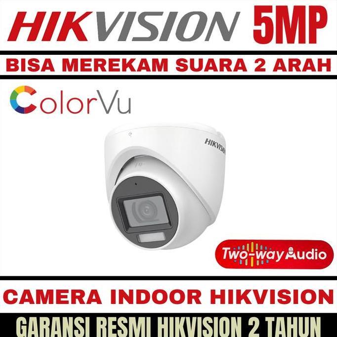 Olhar - Camera Cctv Hikvision 5Mp Colorvu Fullcolor Two Way Audio Suara 2 Arah