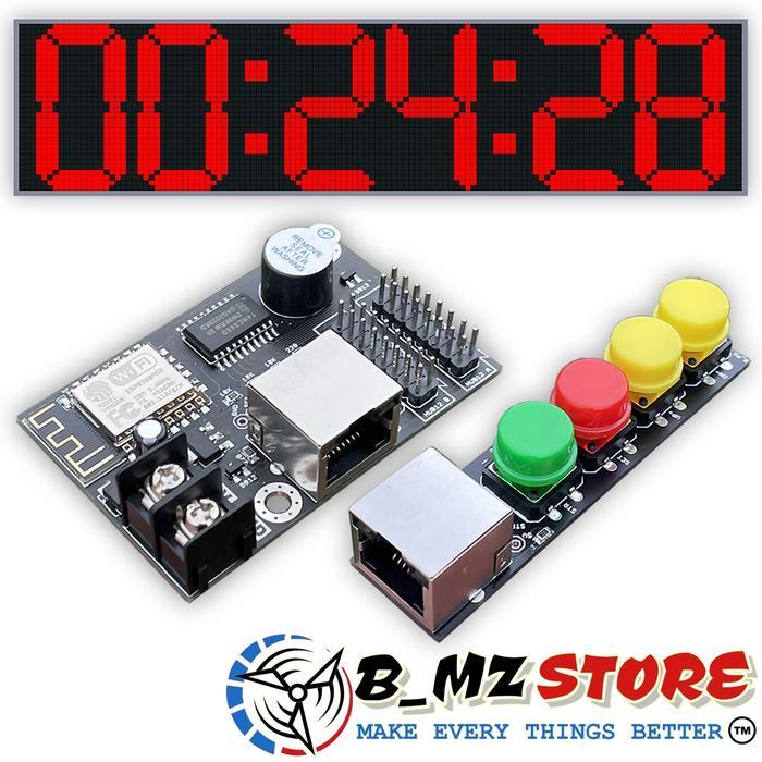 Kontroller Stopwatch - Controller Timer - Counter Up P10 - Timer - Wireless, 2 Panel