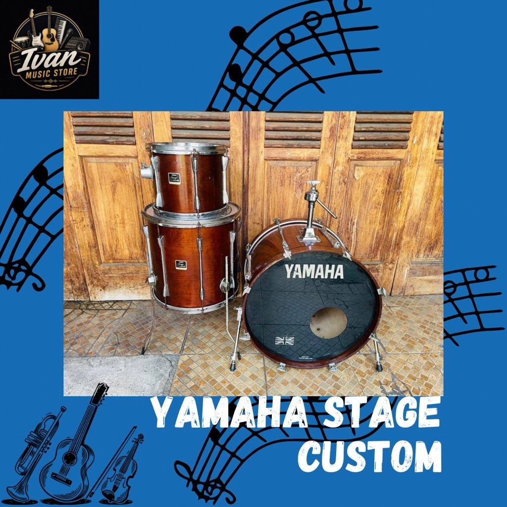 Yamaha Stage Custom - Drum Set Second/Bekas